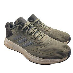 Adidas Duramo 10 Mens 11.5 Green Athletic Shoes Running Walking Gym AGW4073